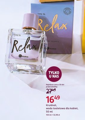 Woda toaletowa dla kobiet Kruidvat Relax promocja