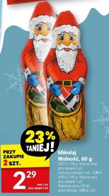 Mikołaj Wolność, 60 g promocja w Twój Market