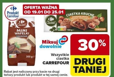 Ciastka - różne rodzaje Carrefour promocja w Carrefour Express