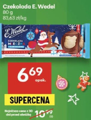 Czekolada E. Wedel 80g promocja w Delikatesy Centrum