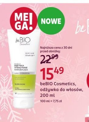 Odżywka do włosów beBIO Cosmetics, 200 ml promocja w Rossmann