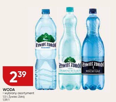 Woda wybrany asortyment Żywiec Zdrój promocja w Chata Polska