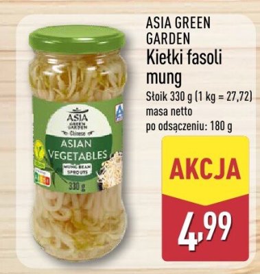 Kiełki fasoli mung promocja w Aldi