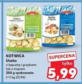 Uszka z kapustą i grzybami Kotwica promocja w Kaufland