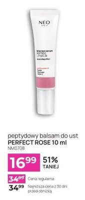 Peptydowy balsam do ust PERFECT ROSE NM0708 promocja w NEONAIL & NEO MAKE UP