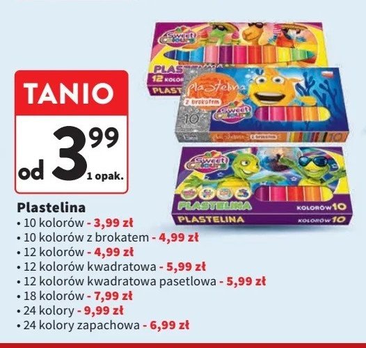 Plastelina Sweet colours promocja