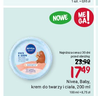 Krem pielęgnacyjny Nivea baby ochronny promocja