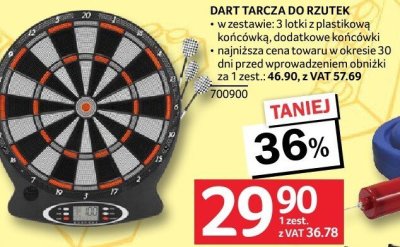 Dart tarcza do rzutek promocja w Selgros
