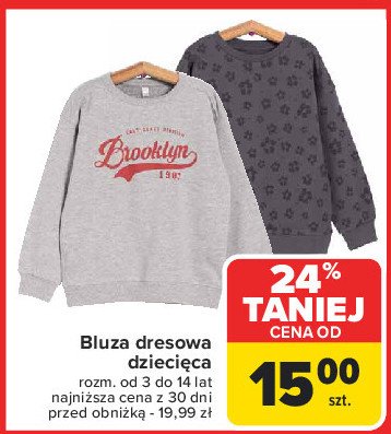 Bluza dresowa dziecięca promocja