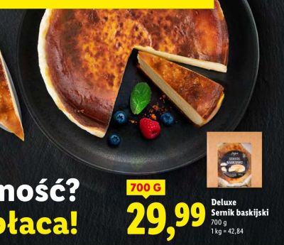 Sernik baskijski promocja w Lidl