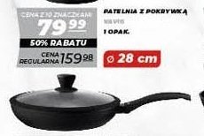 Patelnia 28 cm stone black Zavio kitchen promocja