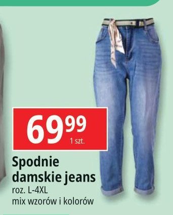 Spodnie damskie jeans rozm. l-4xl promocja