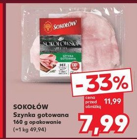 Szynka gotowana sokołowska Sokołów promocja w Kaufland