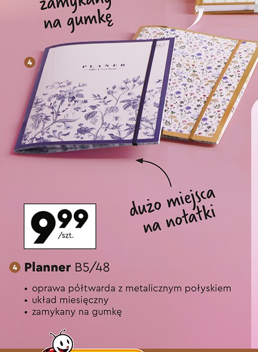 Planner b5 Interdruk promocja w Biedronka