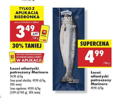 Łosoś atlantycki patroszony Marinero promocja