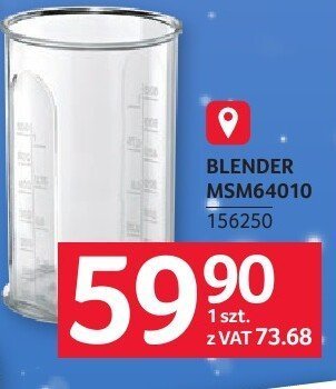 Blender BOSCH MSM64010 600 W 700 ml promocja w Selgros