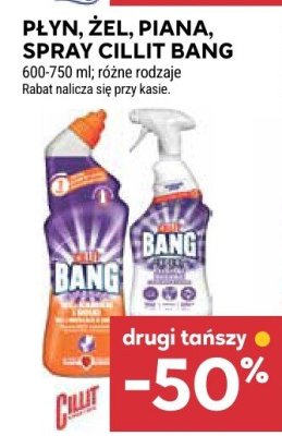 Płyn, żel, piana, spray Cillit Bang 600-750 ml różne rodzaje promocja w Stokrotka
