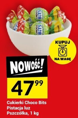 Cukierki Choco Bits Pistacja luz Pszczółka, 1 kg promocja w Twój Market