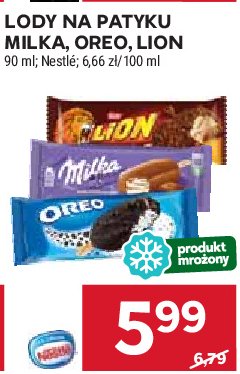 Lody z kawa艂kami ciastek Oreo ice cream promocja
