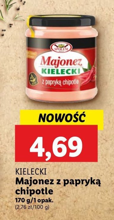 Majonez kielecki z papryką chipotle Społem kielce promocja