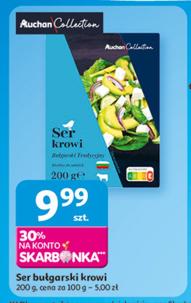 Ser bułgarski krowi AUCHAN COLLECTION promocja w Auchan
