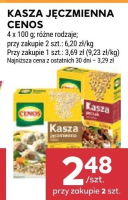 Kasza jęczmienna Cenos różne rodzaje promocja w Stokrotka