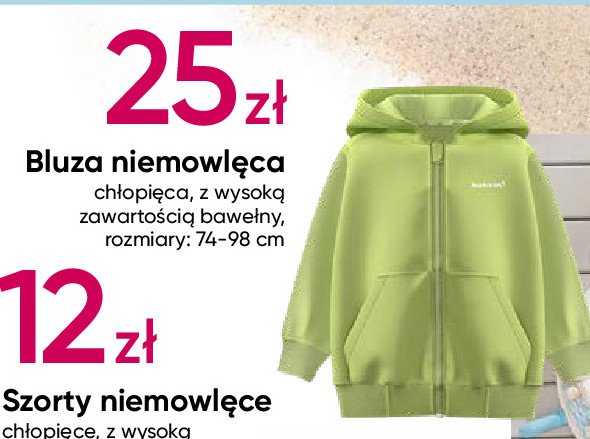 Szorty niemowlęce promocja