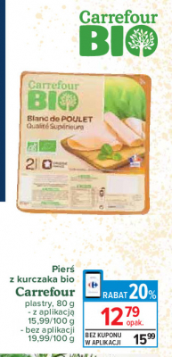 Pierś z kurczaka Carrefour bio promocja