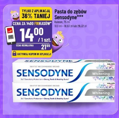 Pasta do zębów Sensodyne promocja w POLOmarket