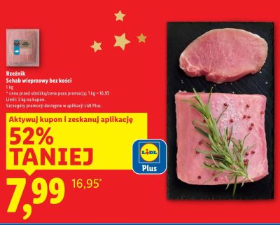 Schab wieprzowy bez kości promocja w Lidl