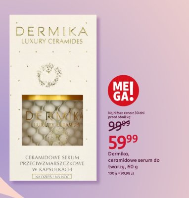 Serum w kapsu艂kach DERMIKA LUXURY CERAMIDES promocja