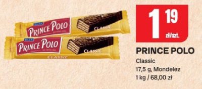 Wafel PRINCE POLO Classic promocja w Chorten