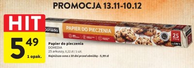 Papier do pieczenia DOMEDIA promocja w Intermarche