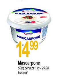 Ser mascarpone Mlekpol promocja