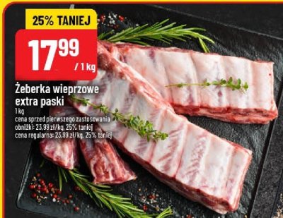 Żeberka promocja w POLOmarket