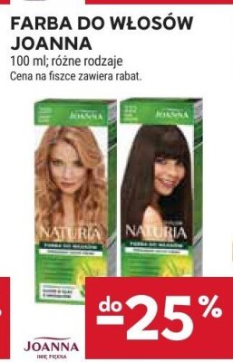 Farba do włosów JOANNA 100 ml, różne rodzaje promocja w Stokrotka