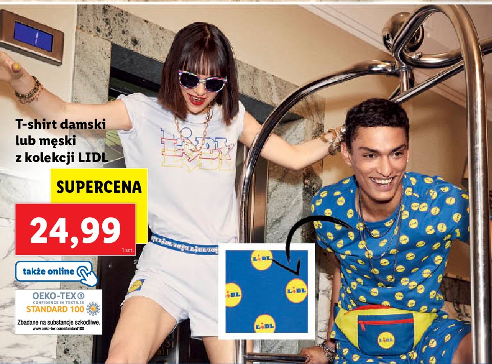 T-shirt damski Lidl promocja