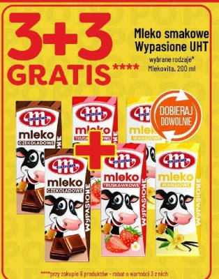 Mleko smakowe Wypasione UHT Mlekovita promocja w POLOmarket