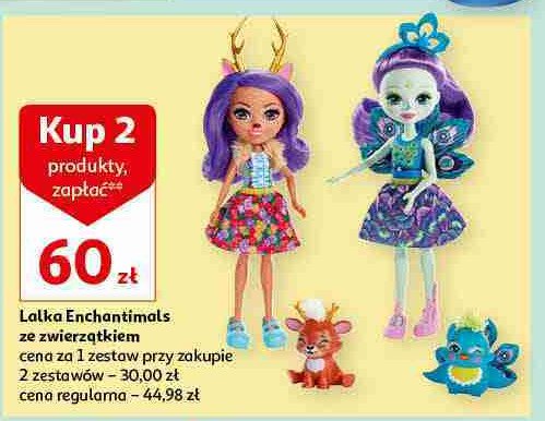Lalka enchantimals lalka ze zwierz膮tkiem Mattel promocja