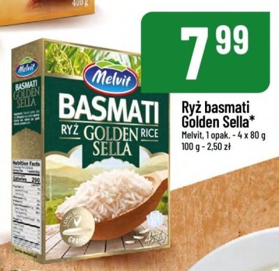 Ryż basmati Golden Sella Melvit promocja w POLOmarket