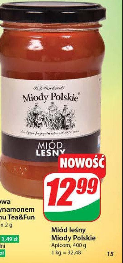 Miód leśny Miody polskie promocja