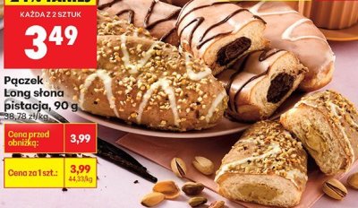 Pączek Long słona pistacja promocja w Biedronka