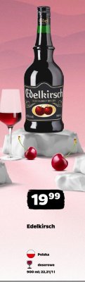 Wino Edelkirsch deserowe 900 ml promocja w Netto