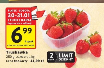 Truskawka promocja w Intermarche