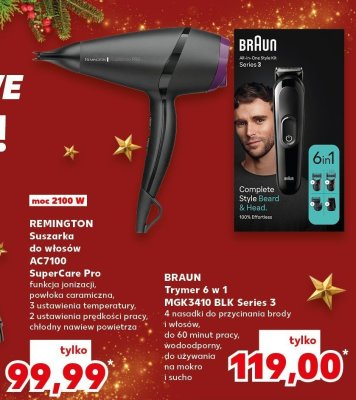 Suszarka do włosów REMINGTON AC7100 SuperCare Pro promocja w Kaufland