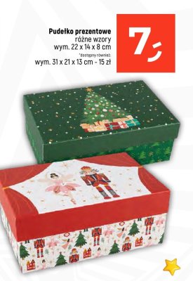 Pudełko prezentowe różne wzory wym. 22 x 14 x 8 cm promocja w Dealz