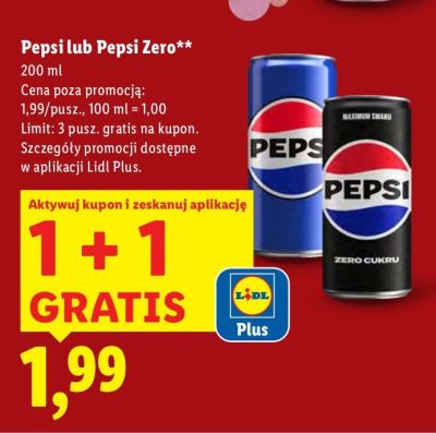 Napój promocja w Lidl