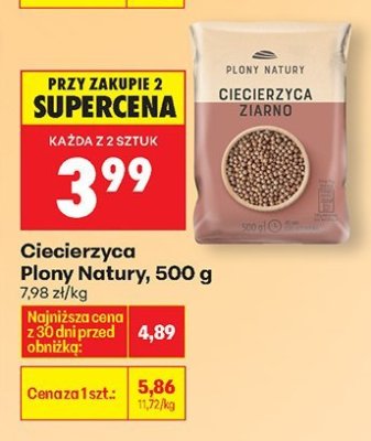 Ciecierzyca Płony Natury promocja w Biedronka