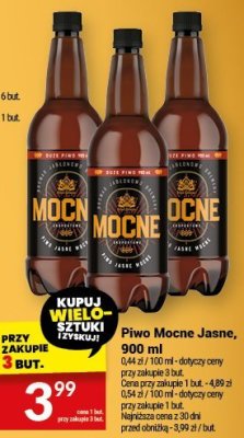 Piwo Mocne Jasne, 900 ml promocja w Twój Market