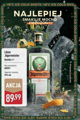 Likier Jägermeister promocja w Aldi
